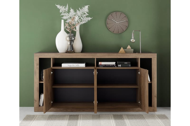 Asfordby Skænk 42x210x102 cm - Brun - Opbevaring - Opbevaringsmøbler - Skænke & sideboards