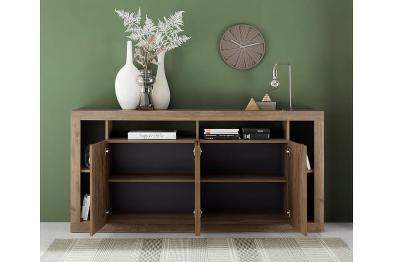 Asfordby Skænk 42x210x102 cm - Brun - Skænke & sideboards