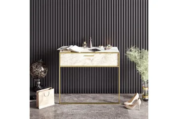 Bascle Sideboard 90 cm - Guld|Hvid - Opbevaring - Opbevaringsmøbler - Skænke & sideboards