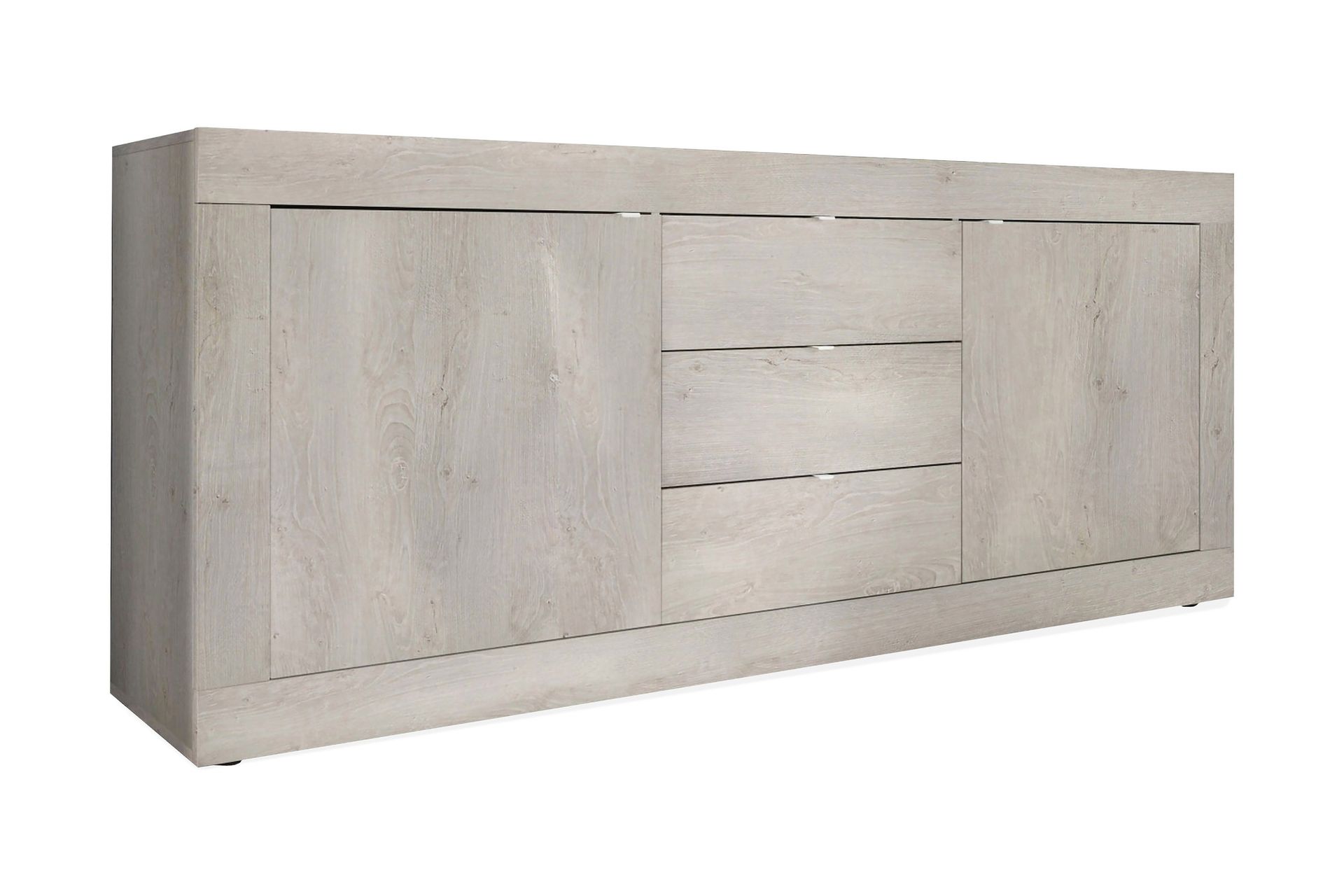 Basic Skænk 210 cm - Brun/Grå - Opbevaring - Opbevaringsmøbler - Skænke & sideboards