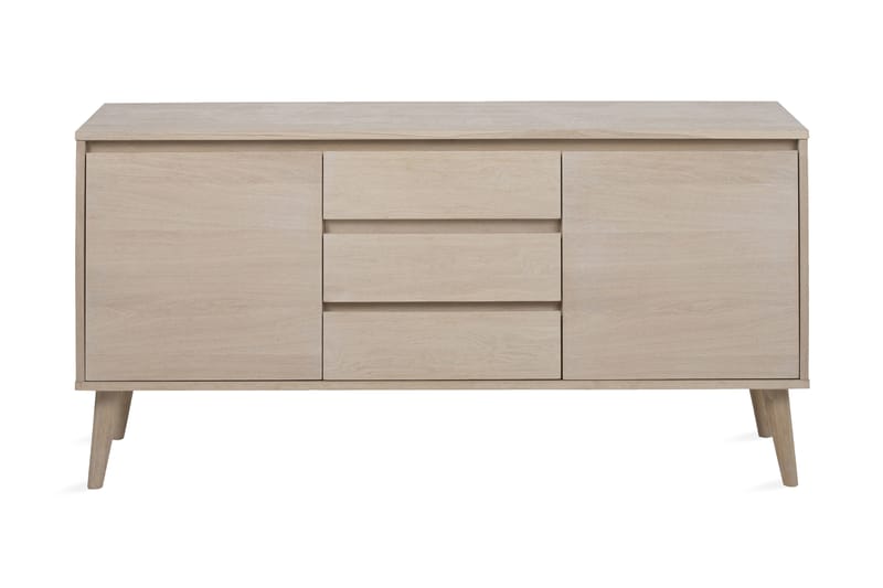 Bellor Skænk 150 cm - Hvidpigmenteret - Opbevaring - Opbevaringsmøbler - Skænke & sideboards