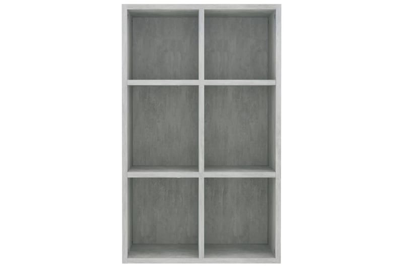 Bogskab/skænk 50 x 25 x 80 cm spånplade betongrå - Grå - Opbevaring - Opbevaringsmøbler - Skænke & sideboards