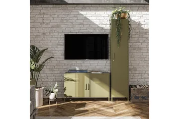 Bradford Skänk 100x40 cm Grå Dorel Home Grön - Opbevaring - Opbevaringsmøbler - Skænke & sideboards