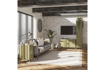 Bradford Skänk 100x40 cm Grå Dorel Home Grön - Opbevaring - Opbevaringsmøbler - Skænke & sideboards
