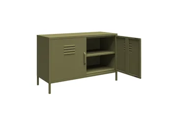 Bradford Skänk 100x40 cm Grå Dorel Home Grön - Opbevaring - Opbevaringsmøbler - Skænke & sideboards
