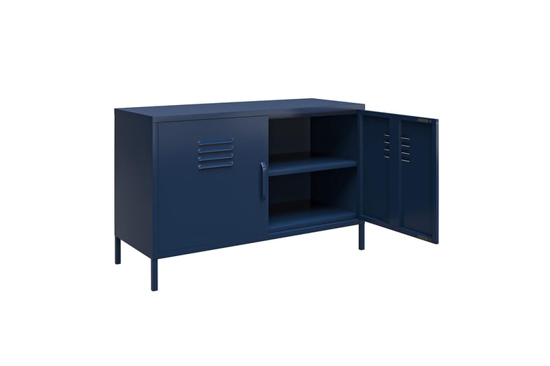 Bradford Skänk 100x40 cm Grå Queer Eye Dark blue - Opbevaring - Opbevaringsmøbler - Skænke & sideboards