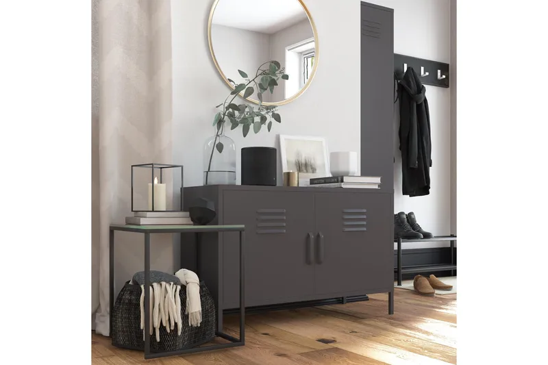 Bradford Skænk 100x40 cm Grå - Dorel Home - Opbevaring - Opbevaringsmøbler - Skænke & sideboards