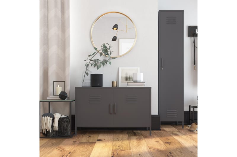 Bradford Skænk 100x40 cm Grå - Dorel Home - Opbevaring - Opbevaringsmøbler - Skænke & sideboards