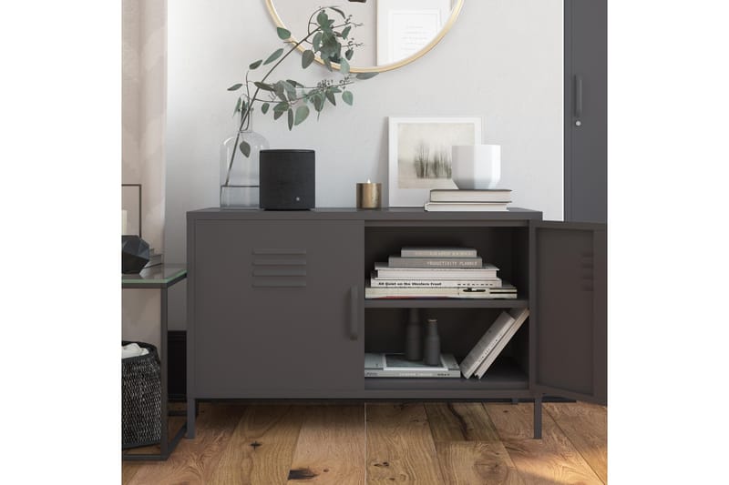 Bradford Skænk 100x40 cm Grå - Dorel Home - Opbevaring - Opbevaringsmøbler - Skænke & sideboards