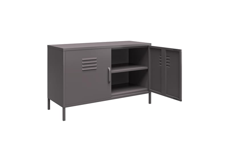 Bradford Skænk 100x40 cm Grå - Dorel Home - Opbevaring - Opbevaringsmøbler - Skænke & sideboards