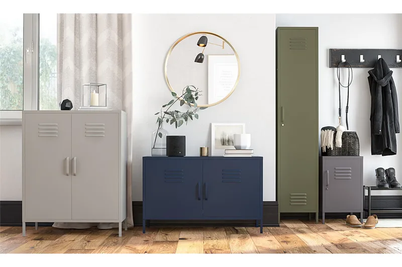 Bradford Skænk 100x40 cm Grå - Dorel Home - Opbevaring - Opbevaringsmøbler - Skænke & sideboards