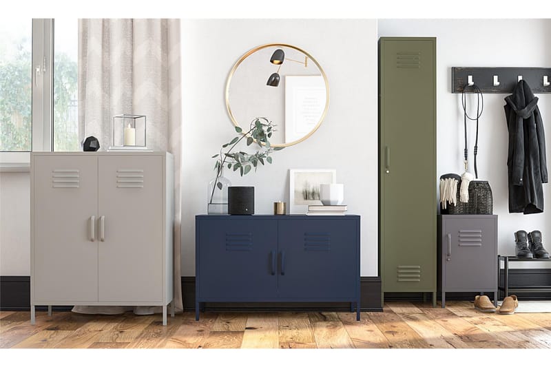 Bradford Skænk 100x40 cm Grå - Dorel Home - Opbevaring - Opbevaringsmøbler - Skænke & sideboards