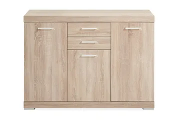 Bristol Skænk 120 cm Lav - Lys Eg - Opbevaring - Opbevaringsmøbler - Skænke & sideboards