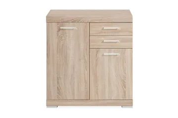 Bristol Skænk 80 cm 2 Låger 2 Skuffer - Lys Eg - Opbevaring - Opbevaringsmøbler - Skænke & sideboards