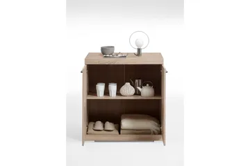 Bristol Skænk 80x90x50 cm 2 Låger - Lys Eg - Opbevaring - Opbevaringsmøbler - Skænke & sideboards
