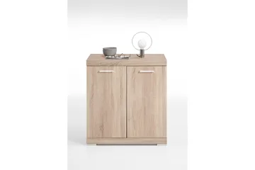 Bristol Skænk 80x90x50 cm 2 Låger - Lys Eg - Opbevaring - Opbevaringsmøbler - Skænke & sideboards