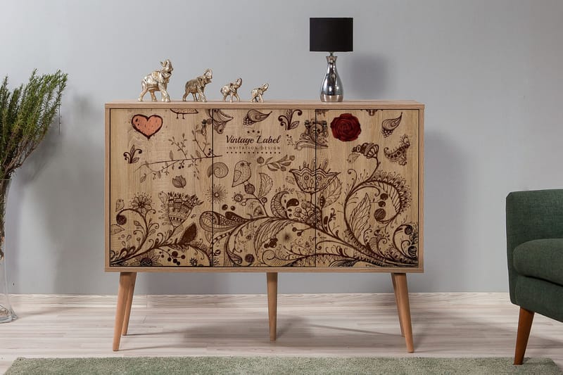Brokind Skænk 120 cm - Brun - Opbevaring - Opbevaringsmøbler - Skænke & sideboards