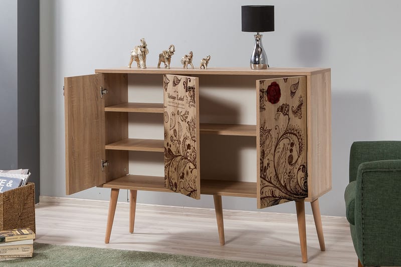 Brokind Skænk 120 cm - Brun - Opbevaring - Opbevaringsmøbler - Skænke & sideboards