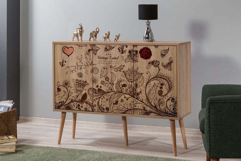 Brokind Skænk 120 cm - Brun - Opbevaring - Opbevaringsmøbler - Skænke & sideboards