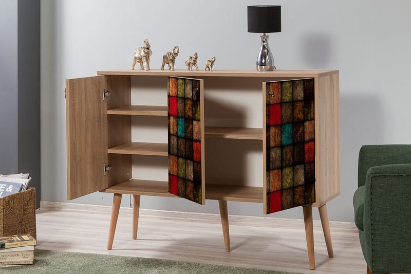 Brokind Skænk 120 cm - Brun - Skænke & sideboards