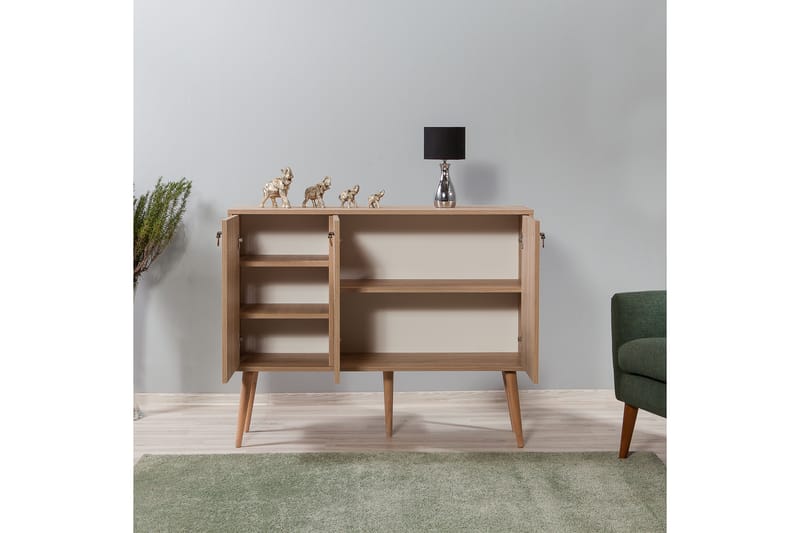 Brokind Skænk 120 cm - Brun - Skænke & sideboards