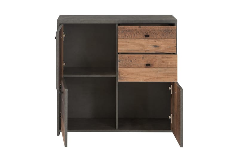 Broxton Sidebord 77 cm - Grå/Brun - Skænke & sideboards