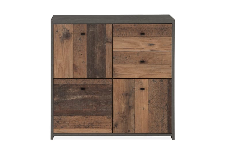 Broxton Sidebord 77 cm - Grå/Brun - Møbler - Borde - Aflastningsbord - Bakkebord & små borde