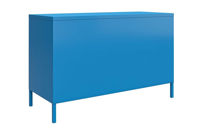 Cache Skænk 100x40 cm 2 Låger Blå - Novogratz - Opbevaring - Opbevaringsmøbler - Skænke & sideboards