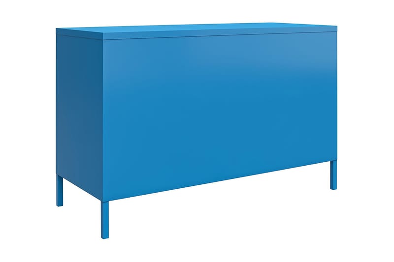 Cache Skænk 100x40 cm 2 Låger Blå - Novogratz - Skænke & sideboards