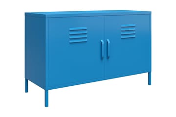 Cache Skænk 100x40 cm 2 Låger Blå - Novogratz - Opbevaring - Opbevaringsmøbler - Skænke & sideboards