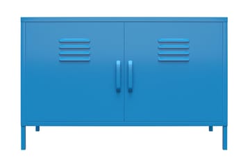 Cache Skænk 100x40 cm 2 Låger Blå - Novogratz - Opbevaring - Opbevaringsmøbler - Skænke & sideboards