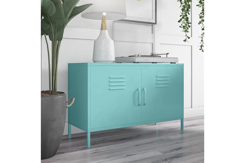 Cache Skænk 100x40 cm 2 Låger Mint - Novogratz - Opbevaring - Opbevaringsmøbler - Skænke & sideboards