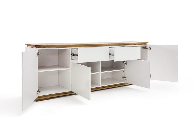 Chiaro Skænk 182 cm - Hvid - Opbevaring - Opbevaringsmøbler - Skænke & sideboards