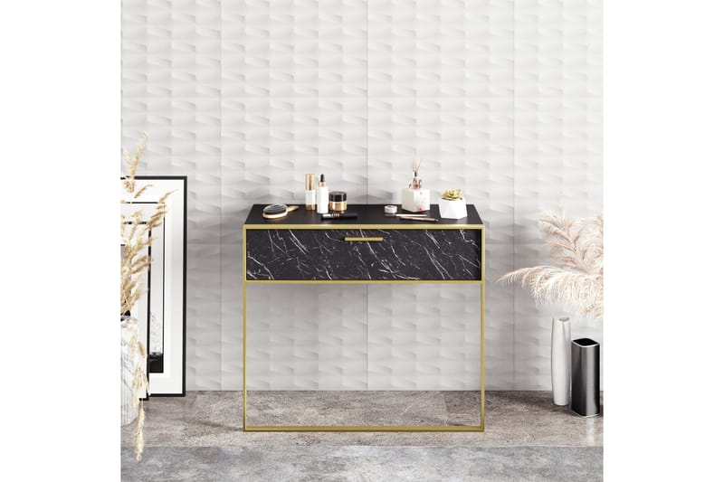 Cofield Sideboard 90 cm - Guld|Sort - Opbevaring - Opbevaringsmøbler - Skænke & sideboards
