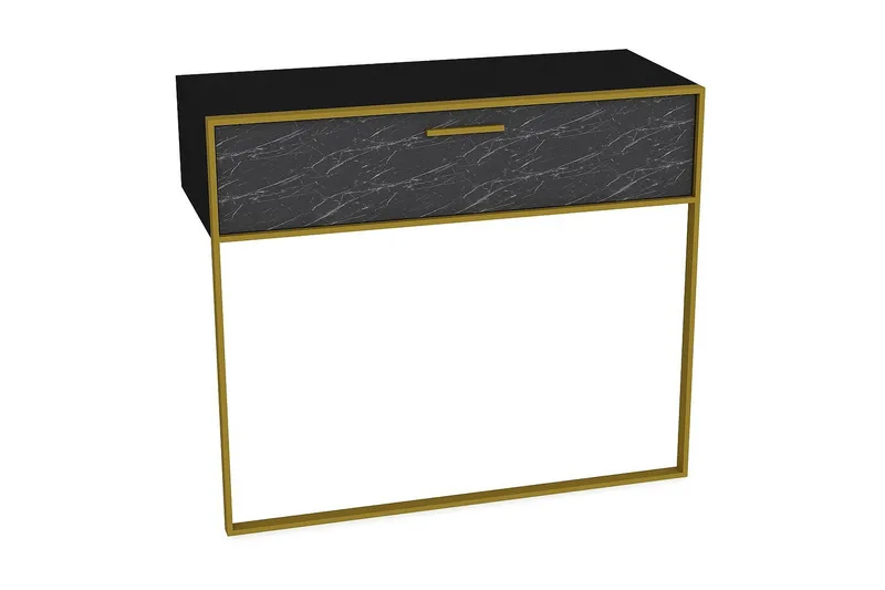 Cofield Sideboard 90 cm, Guld|Sort