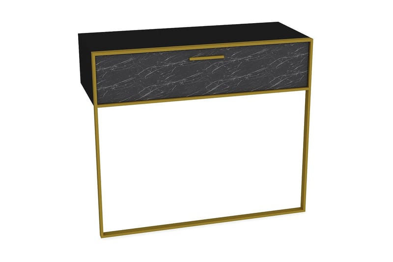 Cofield Sideboard 90 cm, Guld|Sort