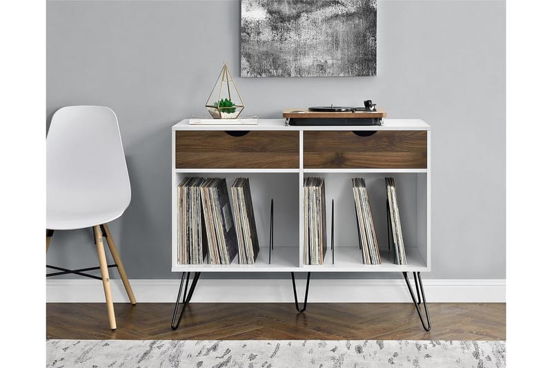 Concord Opbevaringstativ 101x46 cm Hvid - Novogratz - Opbevaring - Opbevaringsmøbler - Skænke & sideboards