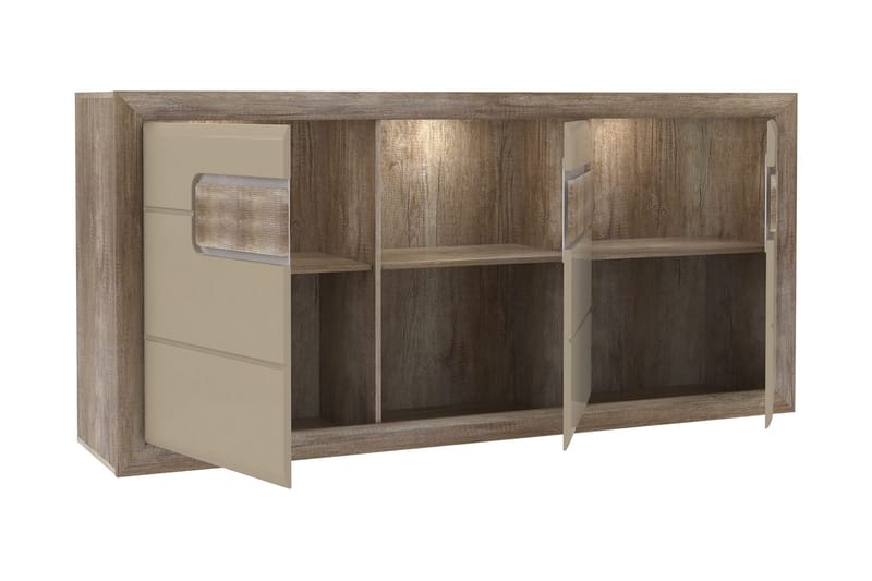 Corlius Sideboard 41x194 cm - Beige/Brun - Opbevaring - Opbevaringsmøbler - Skænke & sideboards