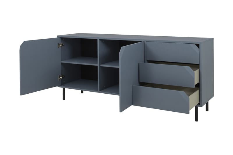 Corner Sideboard 176,5 cm - Blå - Skænke & sideboards