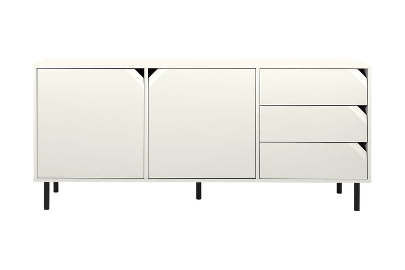 Corner Sideboard 176,5 cm - Hvid - Skænke & sideboards