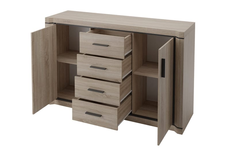 Dallas skænk 137x43,5x91 cm - Opbevaring - Opbevaringsmøbler - Skænke & sideboards