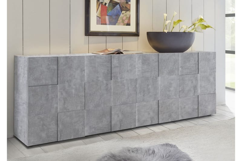 Dama Sideboard 241x42 cm, Grå