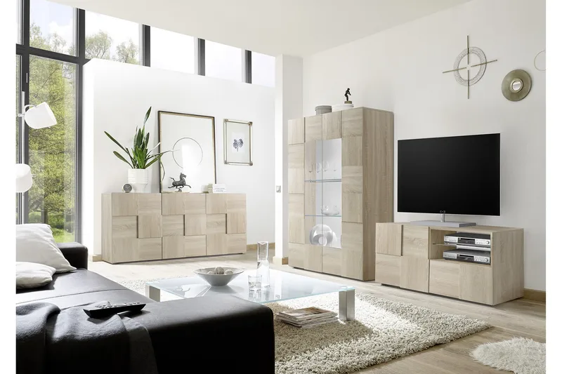 Dama Skænk 181 cm - Samoa Eg - Opbevaring - Opbevaringsmøbler - Skænke & sideboards