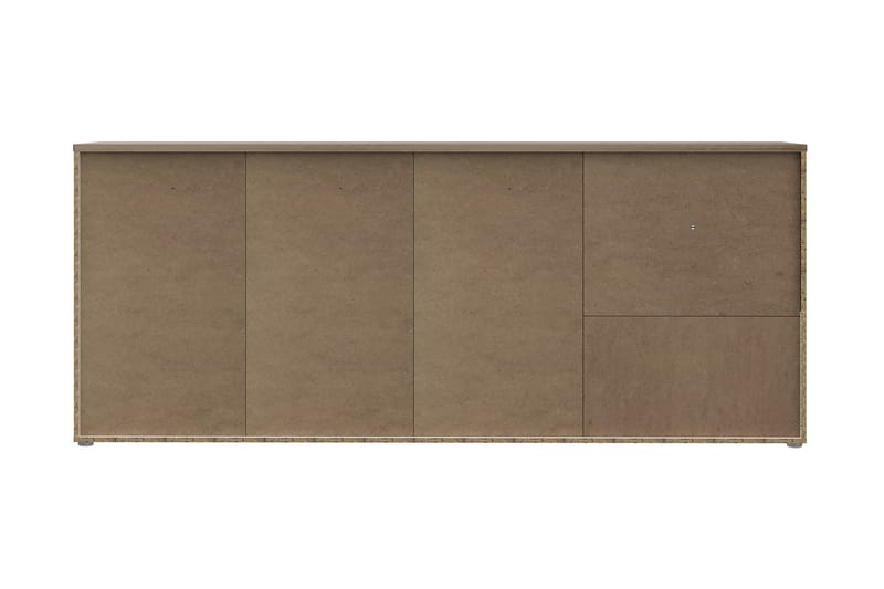 Delchevo Sideboard 42x215 cm - Brun/Hvid - Skænke & sideboards