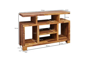 Dentel Sideboard i Træ - Brun - Opbevaring - Opbevaringsmøbler - Skænke & sideboards