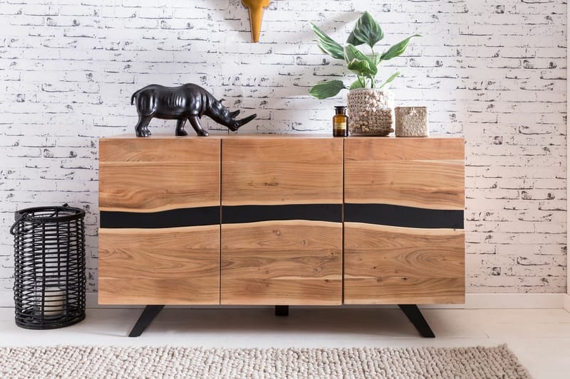 Dowlats skænk 148x43 cm - Træ / natur - Opbevaring - Opbevaringsmøbler - Skænke & sideboards