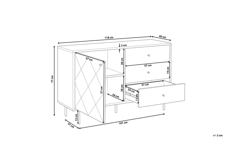 Farrens Skænk - Grå - Skænke & sideboards