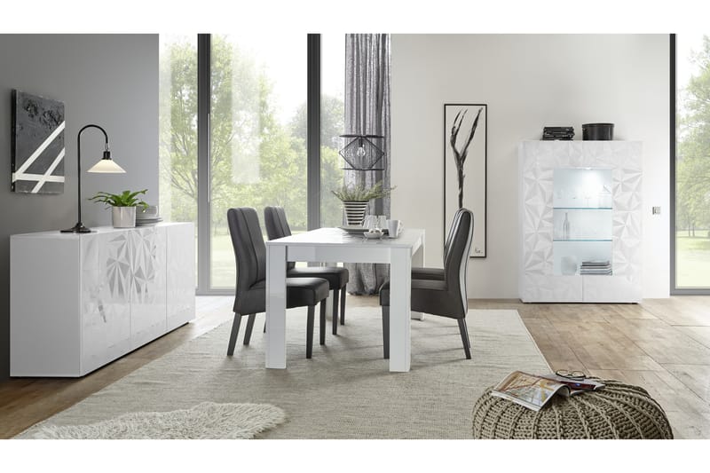 Fasett Basic Skænk 181 cm - Hvid - Opbevaring - Opbevaringsmøbler - Skænke & sideboards