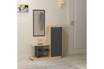 Glatton Sideboard 80 cm - Natur/Antracit - Opbevaring - Opbevaringsmøbler - Skænke & sideboards