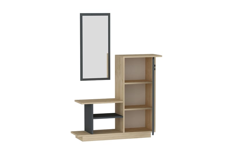 Glatton Sideboard 80 cm - Natur/Antracit - Opbevaring - Opbevaringsmøbler - Skænke & sideboards